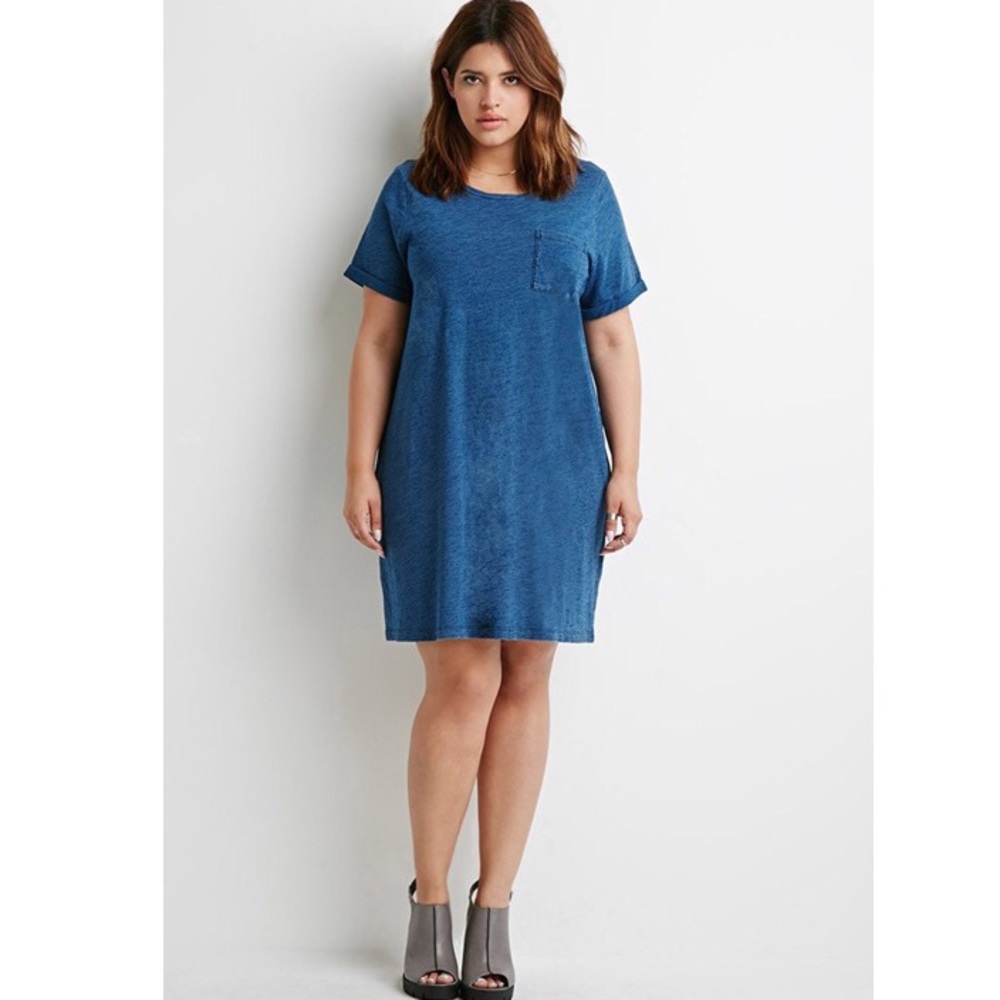 Forever 21 Blue Jean Dress